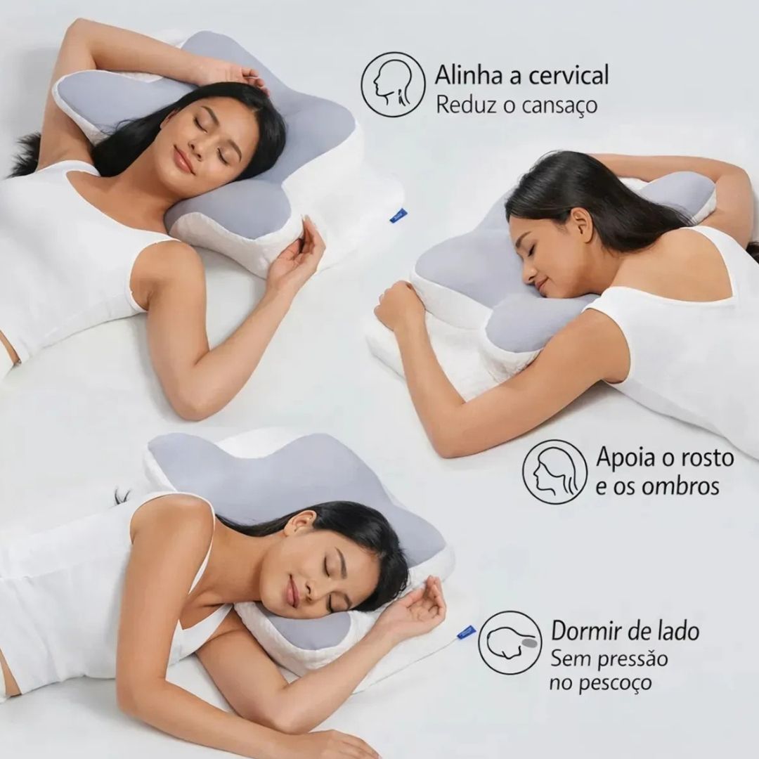 Travesseiro Cervical Ortopédico Halvo Sleep